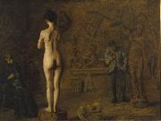 Thomas Eakins William Rush Carving His Allegorical Figure of the Schuylkill River oil painting